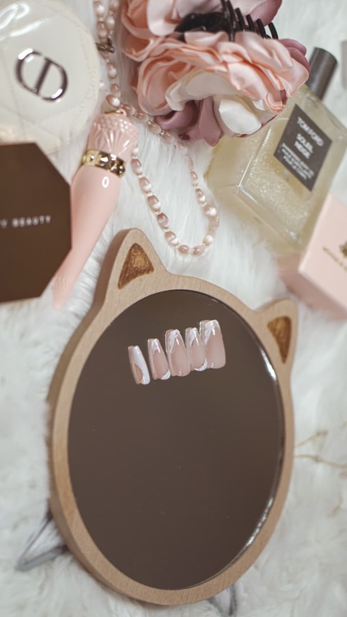 Ingénue — Blush with Black Accent & Silver Glitter — view 3