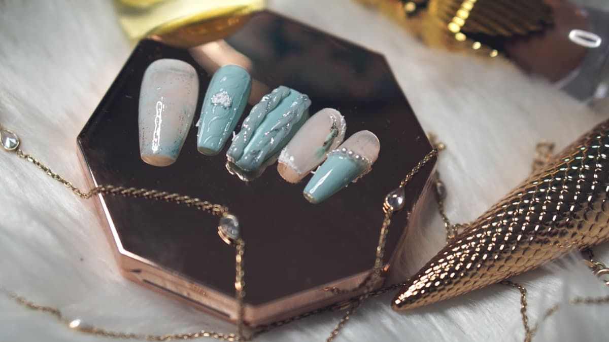 Sweater Weather Classic — Baby Blue with Silver — view 2