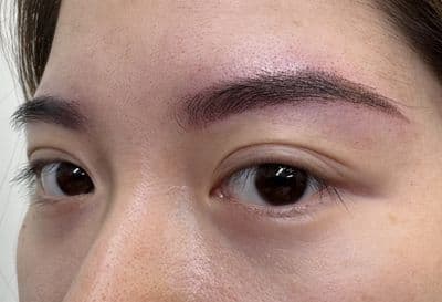Ombre Powder Brows result by Shimmy
